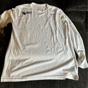 UNT white long sleeve